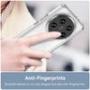WANLONFENG MF Series for Xiaomi 14 Ultra Case TPU+Acrylic Clear Phone Cover with Tempered Glass Film