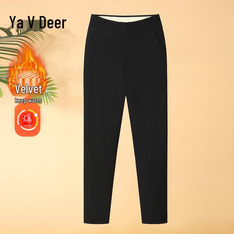 

Yalu Women s Fleece-Lined Straight Leg Pants 5XL