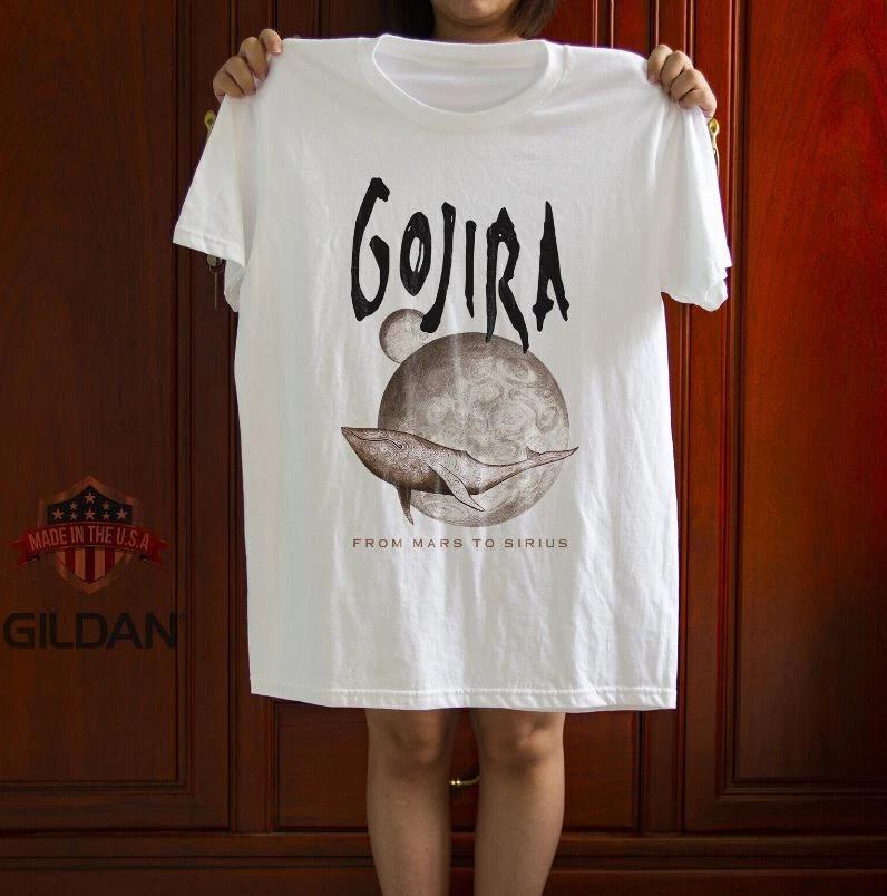 Gojira From Mars To Sirius Unisexs Printed Pattern Casual Top Unisexs Short Sleeve Casual Daily Street Tshirt
