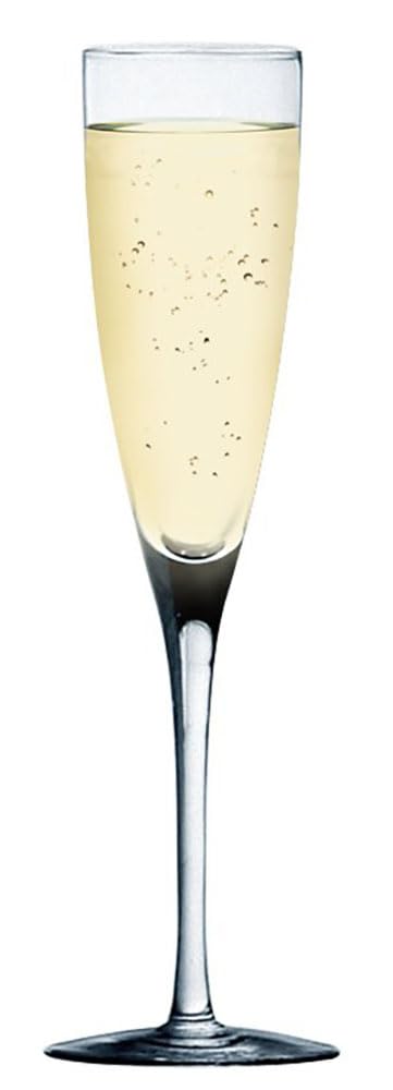 Toyo Sasaki Glass Champagne Glass, Handmade Stem, 160ml Champagne Flute, Made In Japan, Glass, Champagne Cup, LS101-54F