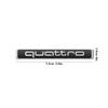 3D ABS QUATTRO Emblem Car Decoration Sticker Auto Accessories For qaz15 A4 B8 B6 B9 B7 A3 8P 8V 8L A6 C7 C6 C5 Q5 A5 Q7 A1 Q3 A7