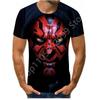 T-shirt da Uomo a Maniche Corte 3D Asciugatura Rapida Star Wars 50° Anniversario T-shirt Genitore-Figlio per Adulti e Bambini