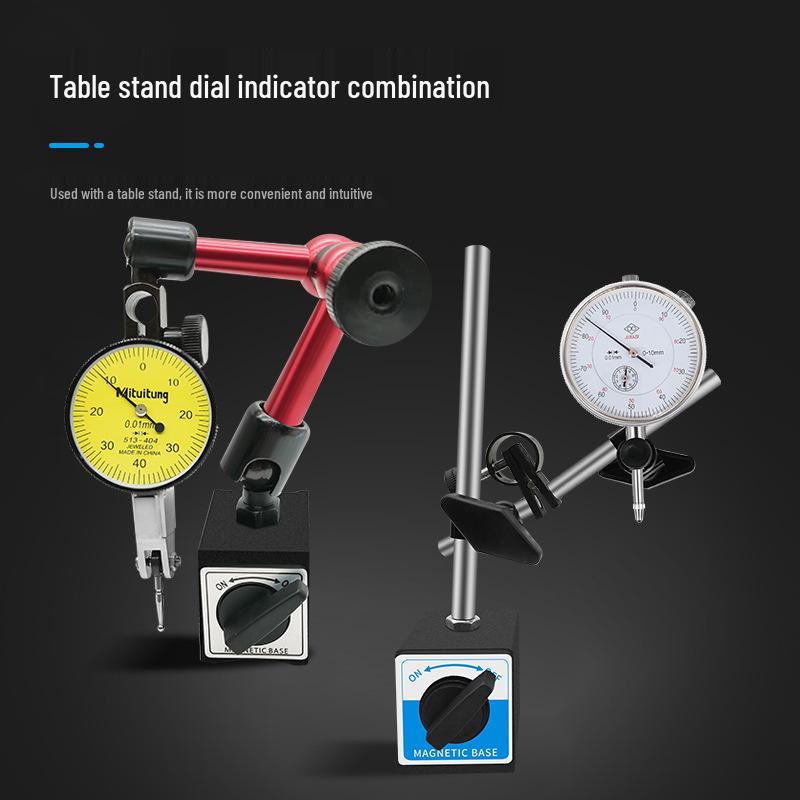 Small High-Precision Magnetic Base Dial Indicator Set 0-10