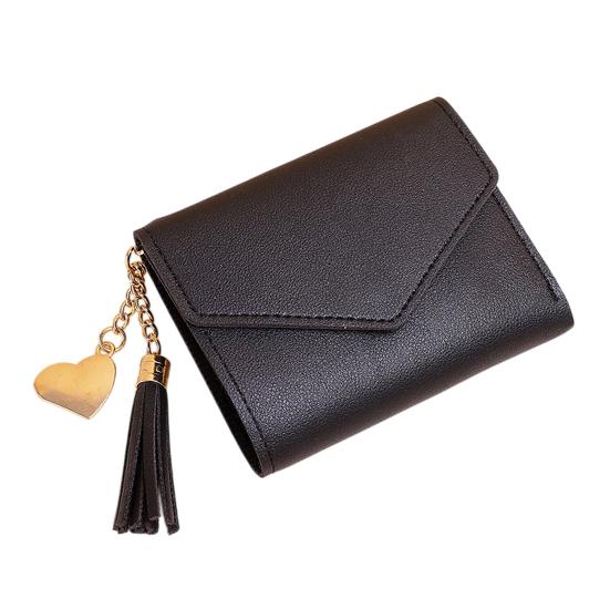 Women Slim Card Wallet Short Long Wallet with ID Window Zippered Coin Pocket Card Holder Wallet for Travel Shopping