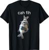 Cah bevat Meme Grappige Humor, bevat Vissen T-shirt