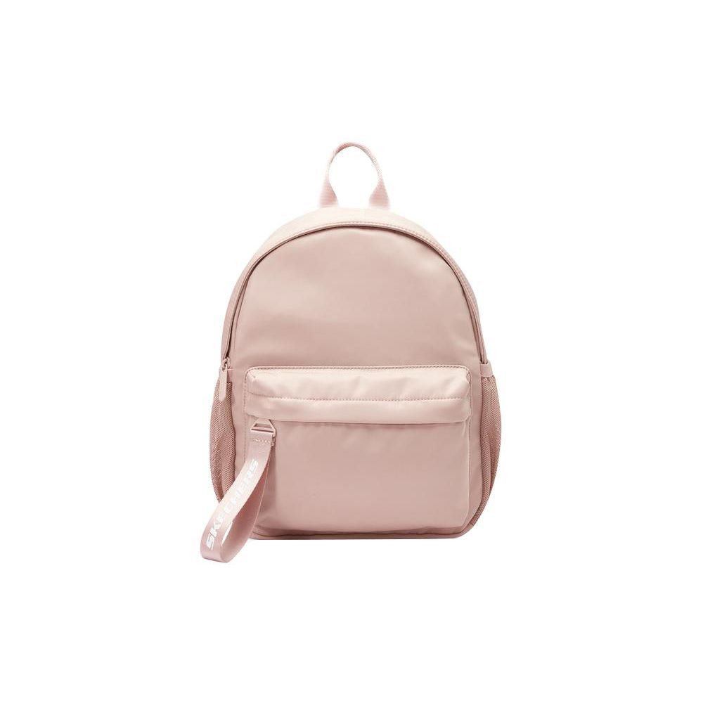 Skechers Zipper Closure Fabric Backpack Unisex Backpacks Pink Peach L323U160-01NK Pink Peach Blossom