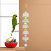 Bird Cage Toys Multifunctional Pet Grinding Supplies Colorful Parrot Beak Grinding Stones Toys For Macaws Sparrow Parakeet