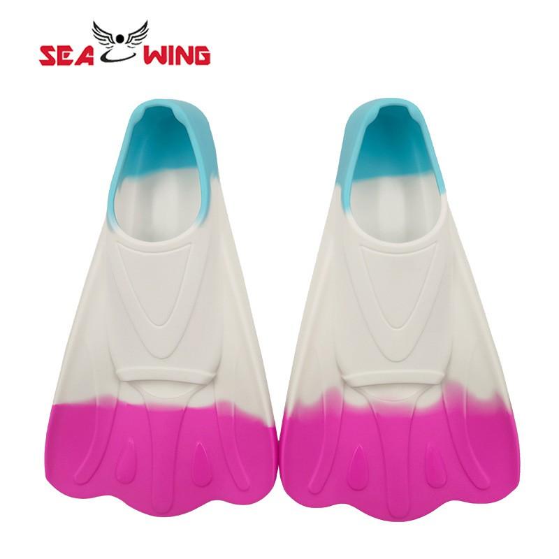 Adult Training Swim Fins Freestyle Backstroke Butterfly Kick Silicone Flexible Fin Pool Ocean Diving Swimming