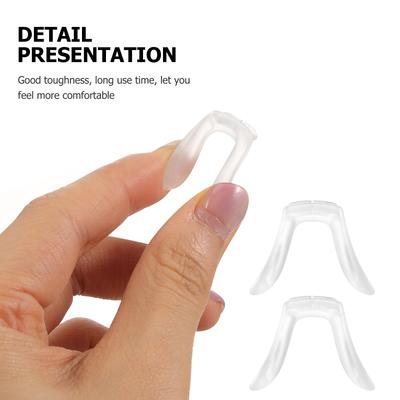 10pcs Silicone Eyeglasses Nose Pads Conjoined Glasses Nose Pad Eyeglasses Anti Slip Holder Eyewear Accessories For Glasses