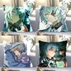 Anaxa Animated Game Honkai Star Rail Pillow Case Square Pillow Bedroom Sofa Leisure ComfortCar Living Room Home Decoration 40X40