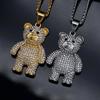 Pendant New Hip Hop Fashion Jewelry Animal Cute Bear Pendant Necklace