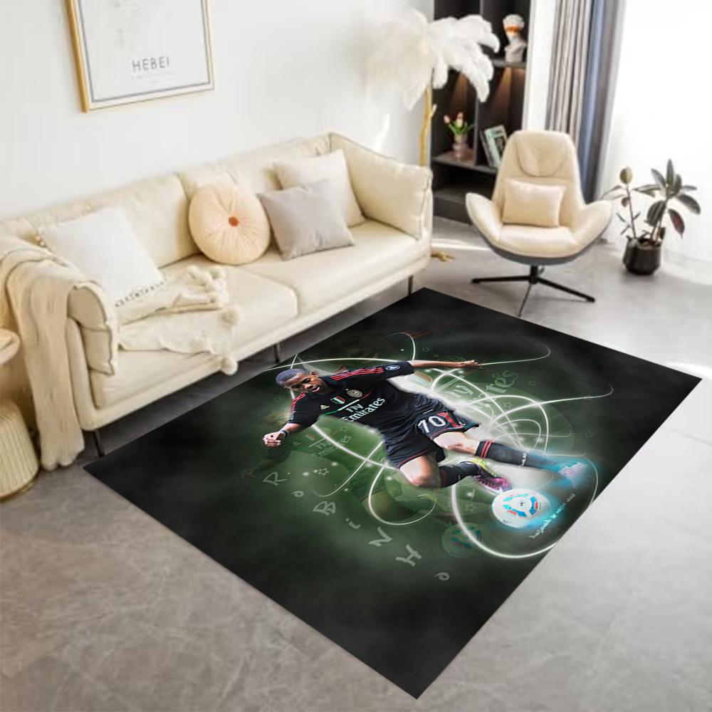 Ac Milan Celebration Floor Mat Suitable for Balcony Living Rooms Study Room Entryway Antislip Carpet Decorate Offices Gift for Festivals