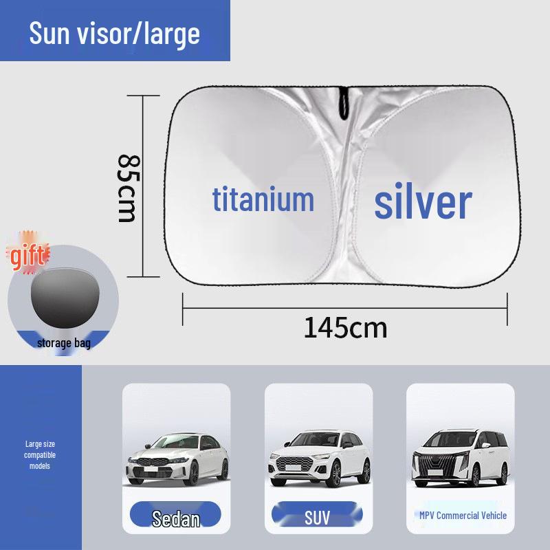 Thickened Sun Umbrella Front Windshield Heat Insulation Sunshade