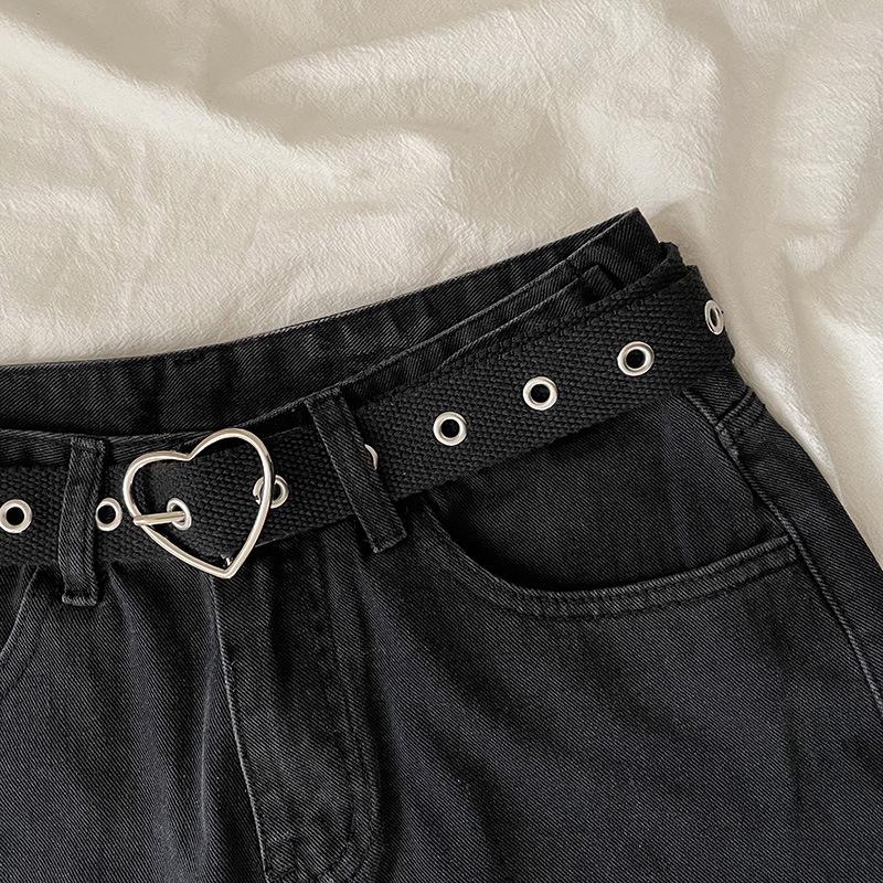 

Пояс унисекс из парусины в гонконгском стиле, модный плетеный кожаный пояс во всю длину, модный аксессуар в корейском стиле