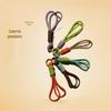 Solid Color Knotted Phone Charm & Detachable Anti-Lost Keychain Lanyard