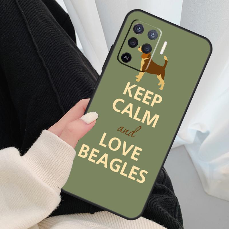 I Love My Beagle Dogs Case For Oppo A40 A60 A80 A5 Pro A15 A16 A17 A57 A77 A94 A74 A54 A76 A96 A18 A38 A58 A78 A98