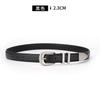 Belt Women'S Leather Decorative Black Belt Premium Design Niche Jeans Belt