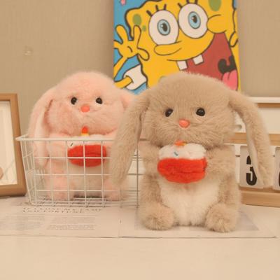 Rice Mink Cake Rabbit Cute Animal Rabbit Doll Doll for Girlfriends Exquisite Cute Plush Toy Lop-eared Rabbit