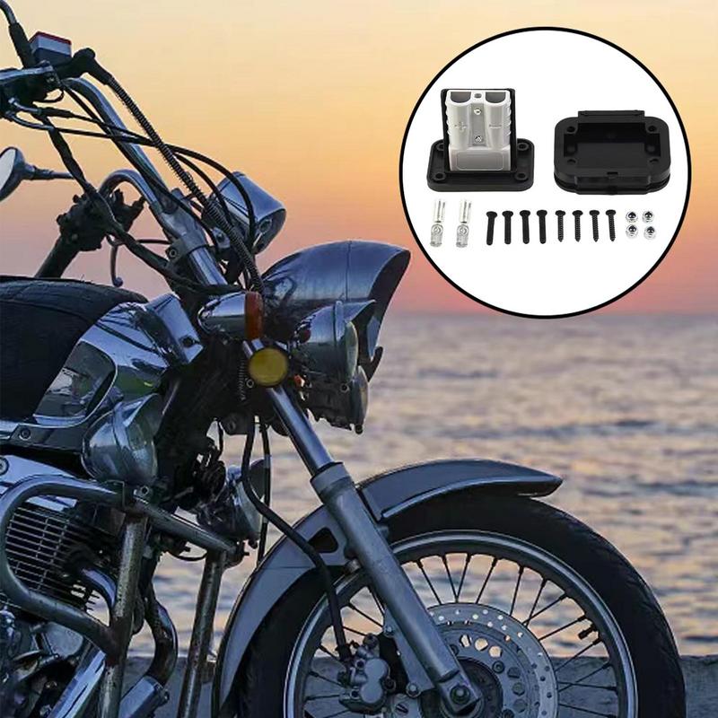 Flush Mount Recessed Plate 50a Plug Panel Base For Anderson Connectors Flush Mount Bracket For Car Motorhome Boat Solar Systems