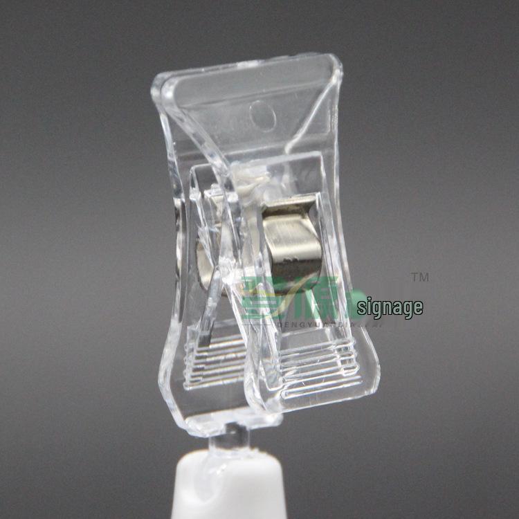 Universal POP Advertising Poster Clips - Large Round Disc Display & Shelf Clips with Explosion Stickers E8