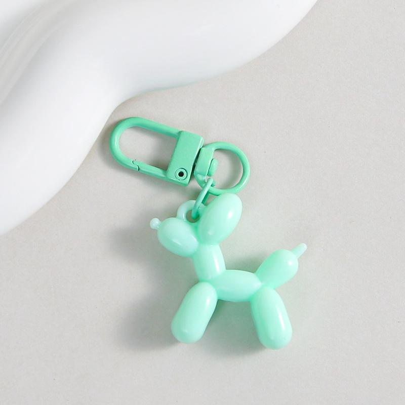 Colorful Macaron Balloon Dog Keychain Pendant - Creative Bag Decoration
