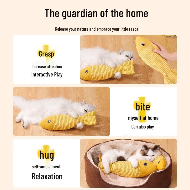 Durable Catnip Fish Toy