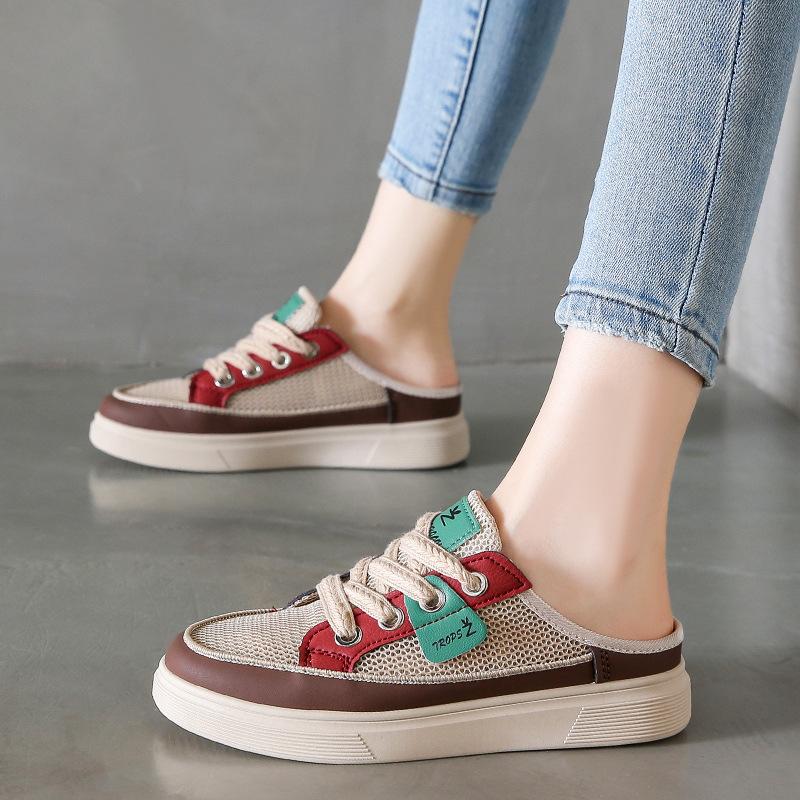 Women's Shoes New Spring Leather Casual Board Shoes with Skirts Versatile and Not Tired Feet Soft-soled Sports Shoes