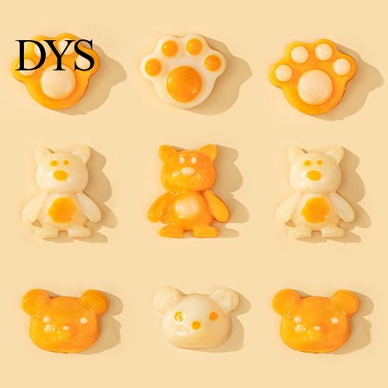 Easy to Clean Baking Molds Silicone Baby Popsicle Mold, with 6 Grids, Cartoon Shape Pastry DIY Chocolate And Pudding Tool, Flexible Non-stick Reusable