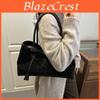 Vintage Leopard Print Tote Bag With Magnetic Closure For Casual Daily Use