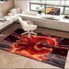 Calgary Flames Area Rug Suitable for Indoor And Outdoor,Carpets for Playroom, Homes, Offices, Living Rooms,Home Decor,Christmas Fan Gift