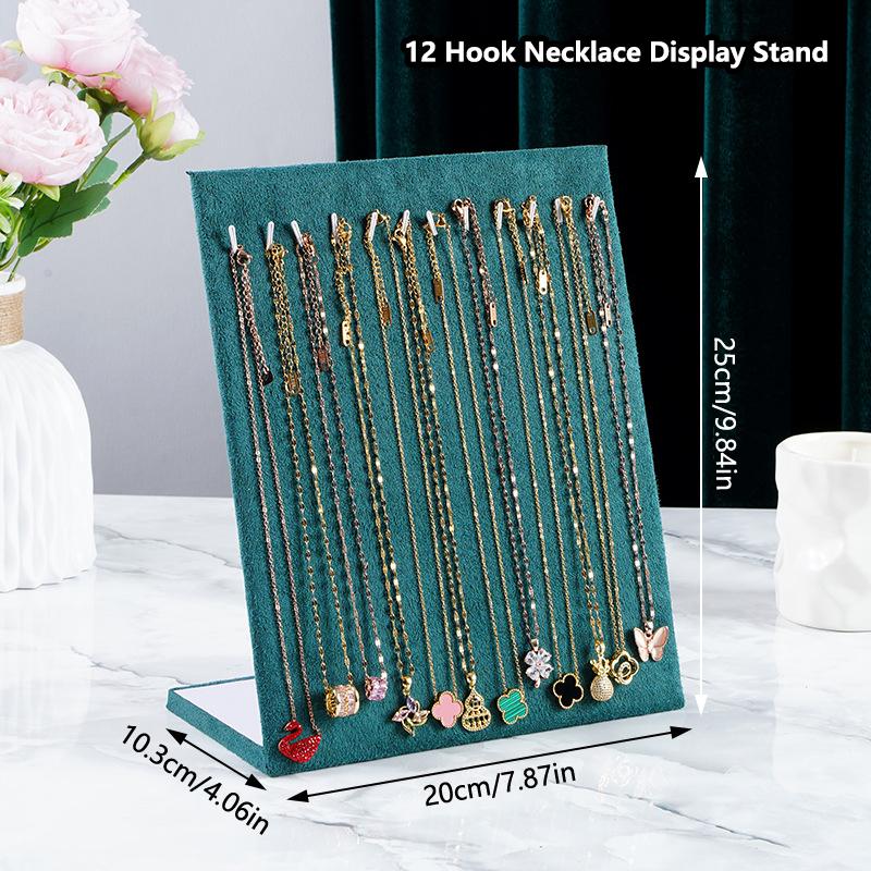 Flanelový náhrdelník, přívěsek, stojan na náušnice, dámský stojan na šperky, držák na náramky, držák na náušnice