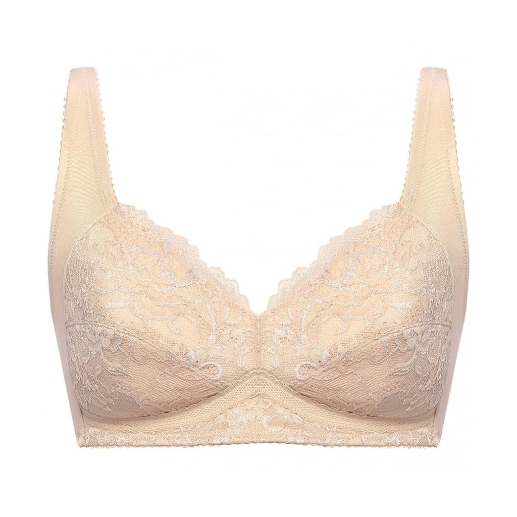 Triumph Raku Soft 6040 Wireless 00NZ Size C80 Bra, (Beige),
