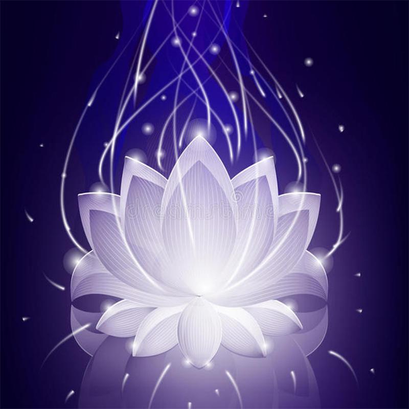 5D Diy Diamond Painting Full Flower Lotus Diamond Embroidery Decorative Paintings Cross Stitch Kits Needlework Needlework Art