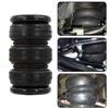 Universal 2pcs 3 Rows Rubber Air Ride Suspension Shock Absorber Air Bags Air spring 3E2200 with Quick Connector Suit for Truck