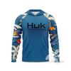 Mens UPF 50 Quick-Dry Fishing Shirt With Hood Long Sleeve Breathable Outdoor T-Shirt Angling Wear