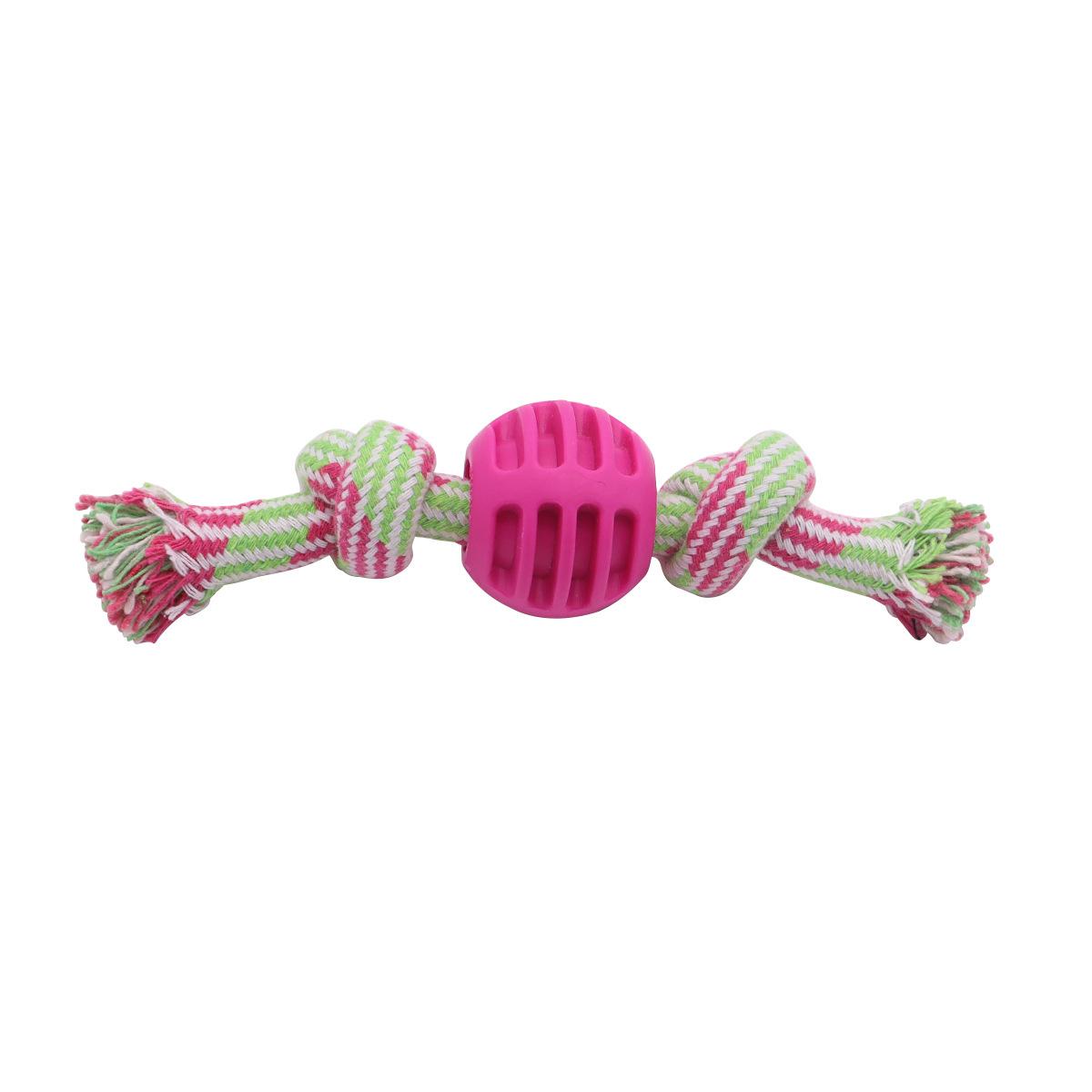 

Sugar Shape Dog Toys Puppy Double Cotton Chew Knot Dog Toy Pet Dogs Clean Teeth Durable Braided Bone Rope Dog Toys Pet Supplies