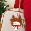 Chaveiro de Gato Pequeno Árvore de Natal Papai Noel Festa Presente Pingente de Mochila Homem de Gengibre Meias de Natal Decoração Presente para Criança
