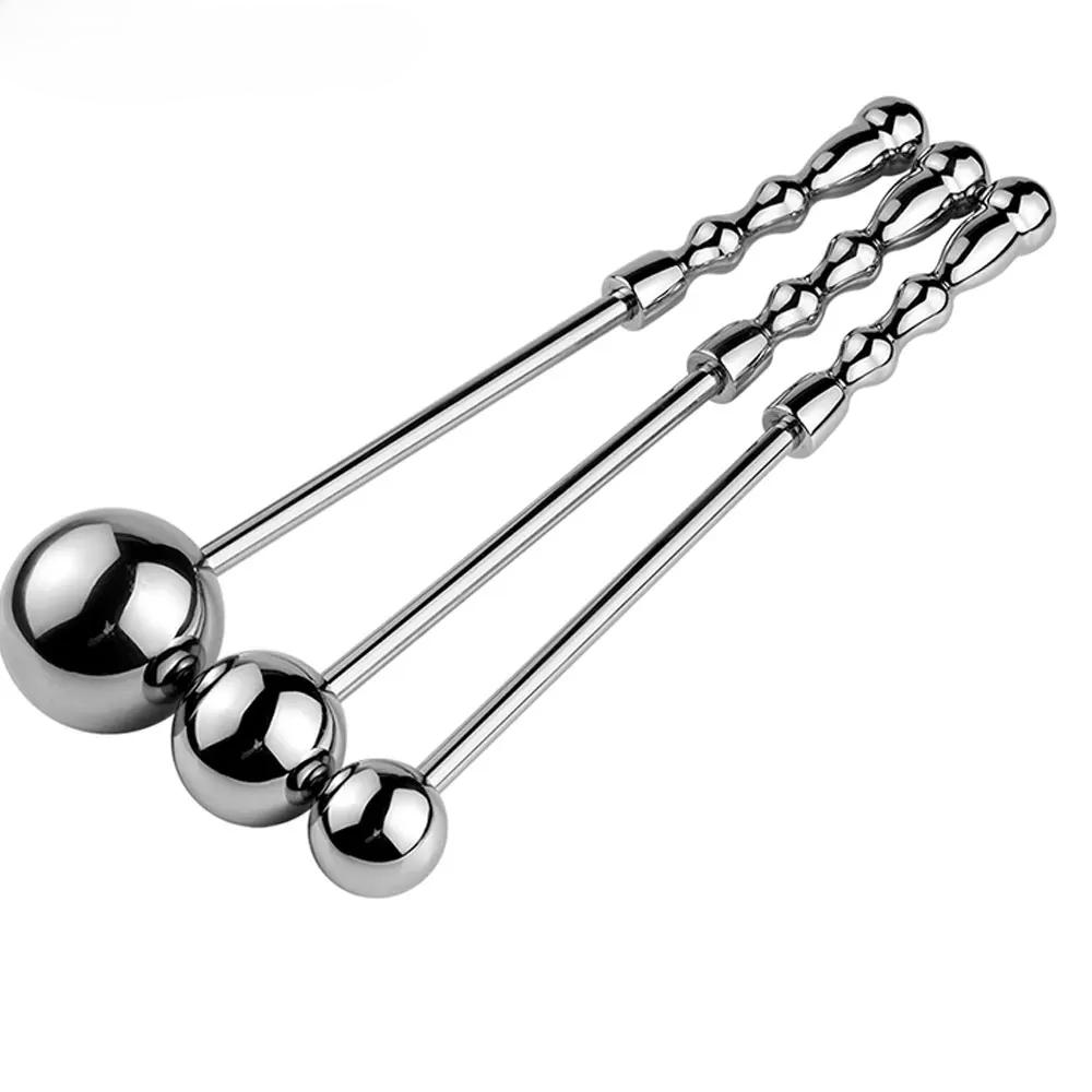 Anal Plug Stainless Steel Anus Dilation Sex Toys for Women Anal Beads Metal Butt Plug Prostate Stimulation