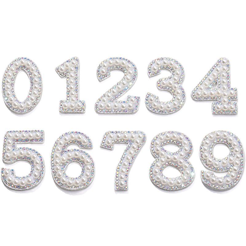 

10 шт. Хрустальная жемчужина Цифровая нашивка DIY Украшение Одежда Декаль Одежда Приутюживаемая Одежда Декаль Украсить Модные аксессуары