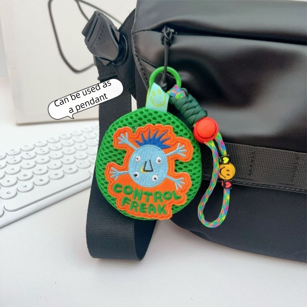 Breathable Small Mesh Pouch Keychain Portable Headphones Organizer Anti-mosquito Bag  Keys