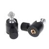 Mini Ball Head Panoramic Tripod Head 1/4'' 3/8" M4 M5 M6 Screw Hole Mount For Camera Camcorder Monitor Smartphone Light Mic