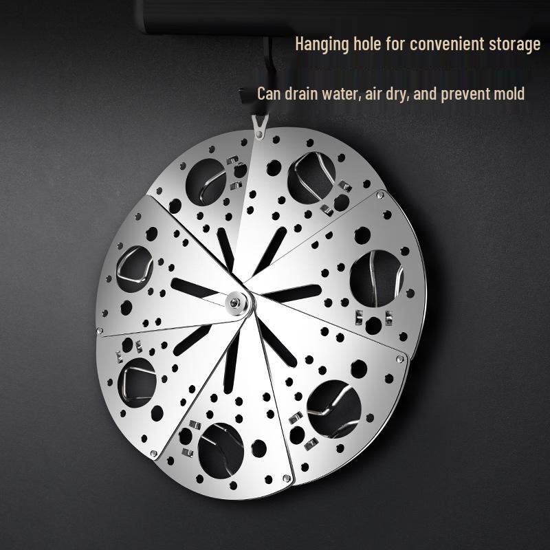 Multifunctional Stainless Steel Foldable Steamer Rack for Buns, Rice, and More