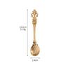 New Vintage Coffee Spoon Tableware Elegant Soup Spoon Metal Teaspoon Decorative Stirring Spoons