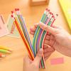 3Pcs Creative Bendy Flexible Soft Pencils with Eraser for Kids Entertainment