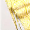 Fresh lemon slice pattern polyester microfiber beach towel is highly absorbent, suitable for swimming and beach outings