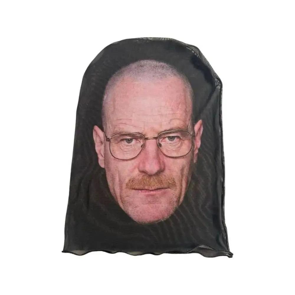 3D Seamless Magic Funny Celebrity Face Mask Unisex Bandana Tube Neckchief Gaiter Warmer Face Cover Head Scarf Headband Headwear