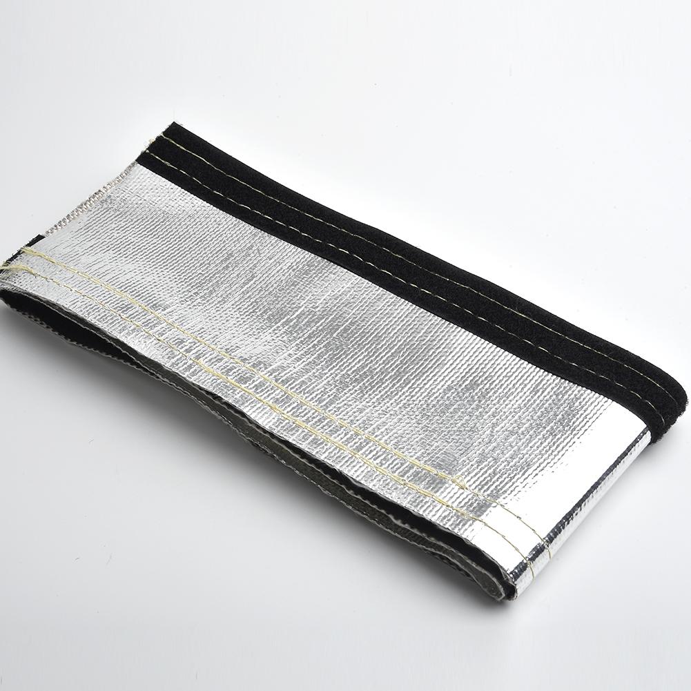 Insulated Hose Cover Wrap Wire Tubing Replacement Black+Silver Practical