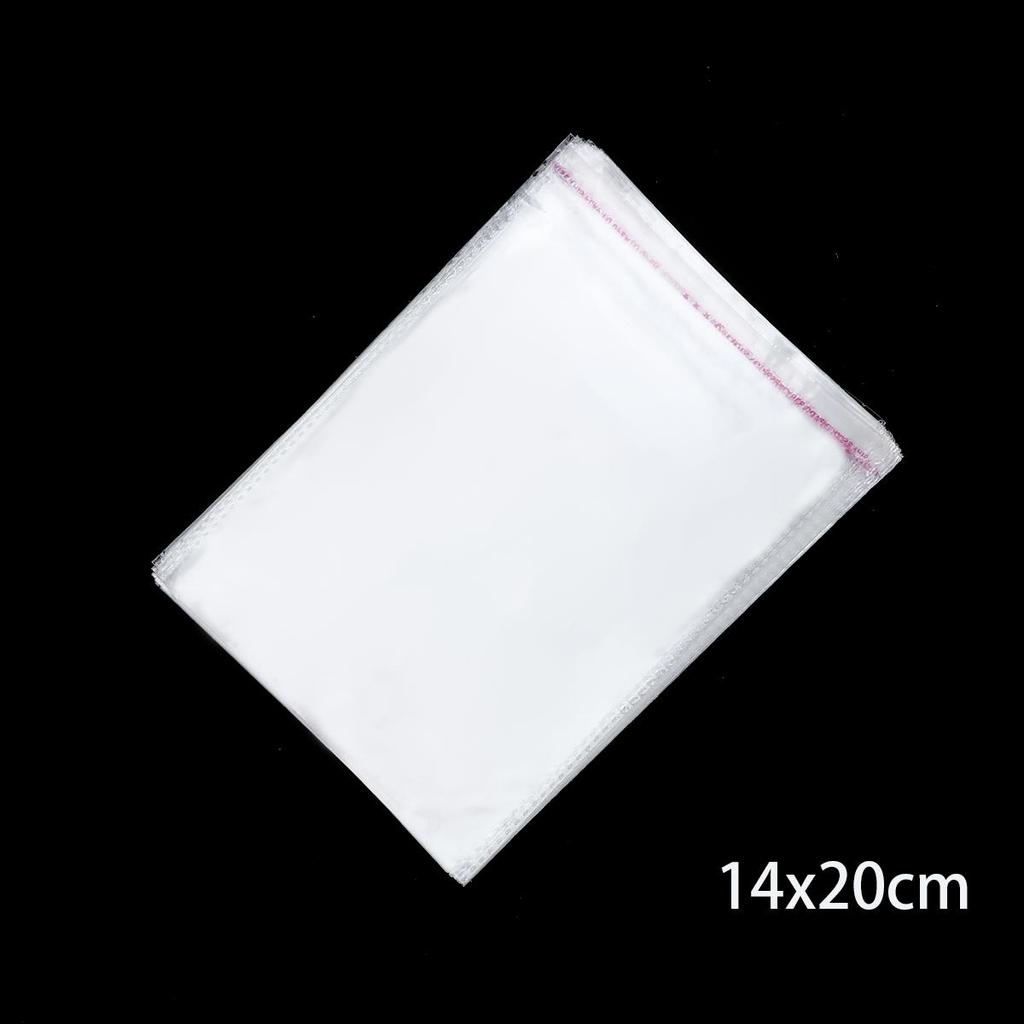 100/200 Stück OPP Transparente Selbstklebende Tasche Handgefertigte Zubehörtasche Verpackung