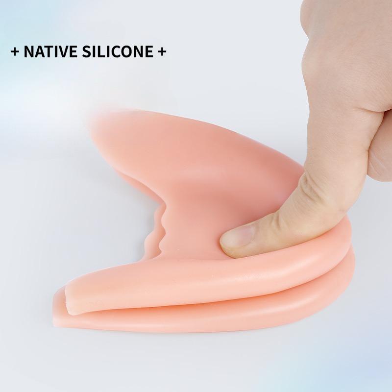1/2Pairs Toe Protection Forefoot Pads Silicone Insoles Comfortable Shoe Pads Pain Relief Silicone Non-slip Shoe Insole for Women
