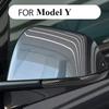  for Tesla Y/3 Highland 2025 Car Door Rearview Mirror Protector Guard Edge Protection Buffer Trim Anti-collision Strip